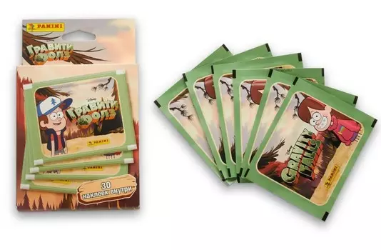 Блистер с наклейками Гравити Фолз (6 наборов)