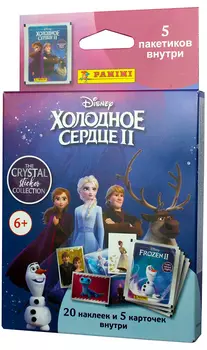 Блистер с наклейками Холодное сердце 2: Crystal Edition (5 наборов)