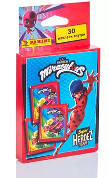 Блистер с наклейками Леди Баг и Супер-кот (6 наборов)