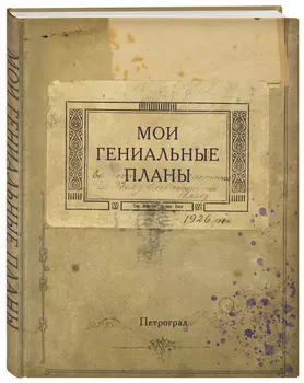 Блокнот Мои гениальные планы (А5)