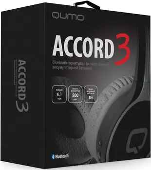 Bluetooth гарнитура Qumo Accord 3 (BT-0020) (Серые)