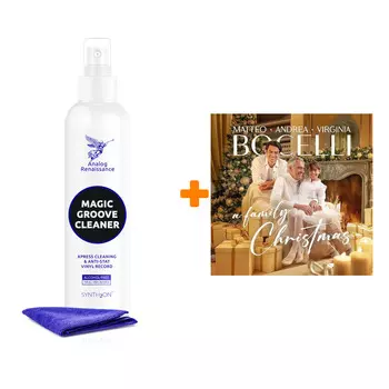 BOCELLI ANDREA A Family Christmas LP + Спрей для очистки LP с микрофиброй 250мл Набор
