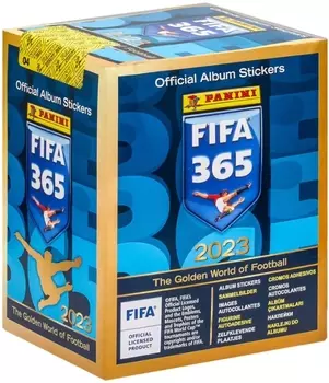 Бокс с наклейками FIFA 365 2023 (50 наборов)