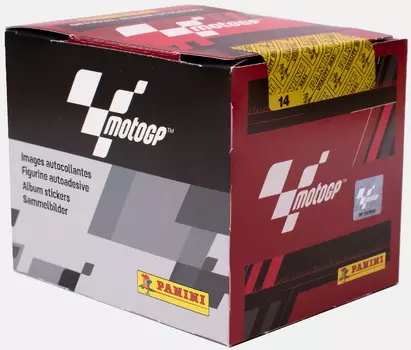 Бокс с наклейками MOTO GP 2023 (50 наборов)