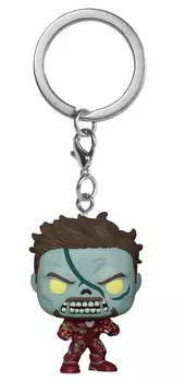 Брелок Funko POP Marvel: What If – Zombie Iron Man