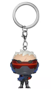 Брелок Funko POP: Overwatch – Soldier76