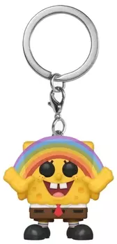 Брелок Funko POP: Spongebob Squarepants – Spongebob With Rainbow Exclusive