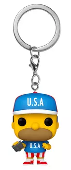 Брелок Funko POP: The Simpsons – USA Homer