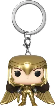 Брелок Funko POP: Wonder Woman 1984 – Wonder Woman Gold Power Pose