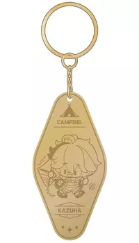 Брелок Genshin Impact: Go Camping! Series – Kaedehara Kazuha (металлический)