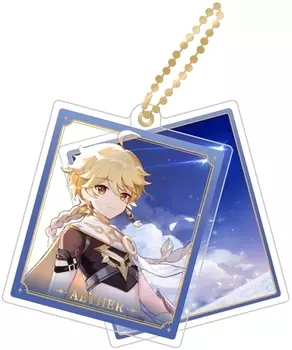 Брелок Genshin Impact: Traveller Aether (акриловый)