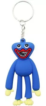 Брелок Huggy Wuggy 3D пластик [синий] (7,5 см)