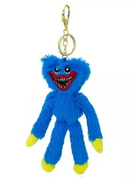 Брелок Huggy Wuggy плюш синий (20 см)