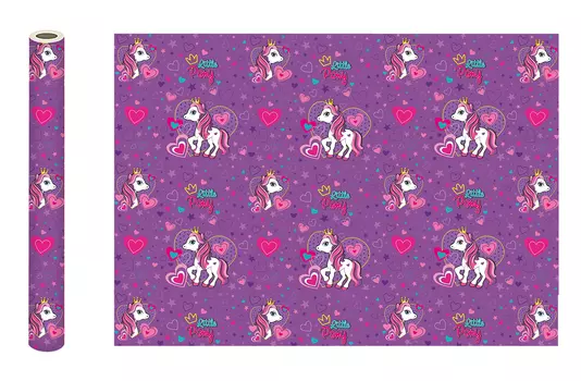 Бумага упаковочная Пони (700x1000 мм) (2 шт)