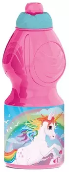 Бутылка Единороги Пластиковая фигурная (400 мл)