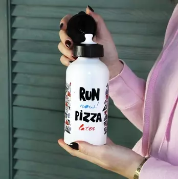 Бутылка Run Now Pizza Later