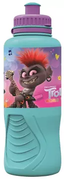 Бутылка Тролли 2: Мировое турне Пластиковая эргономичная (400 мл)