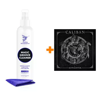 CALIBAN Zeitgeister LP+CD + Спрей для очистки LP с микрофиброй 250мл Набор