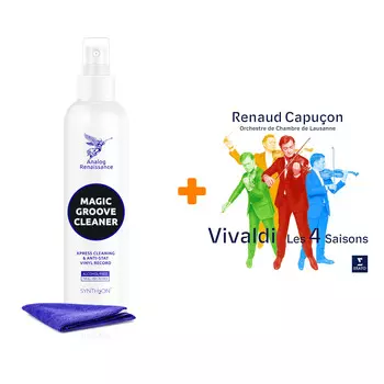 CAPUCON RENAUD AND ORCHESTRE DE CHAMBRE DE LAUSANNE Vivaldi The Four Seasons LP + Спрей для очистки LP с микрофиброй 250мл Набор