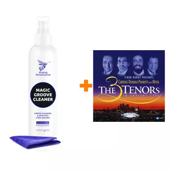 CARRERAS JOSE & DOMINGO PLACIDO & PAVAROTTI LUCIANO The 3 Tenors In Concert 1994 2LP + Спрей для очистки LP с микрофиброй 250мл Набор