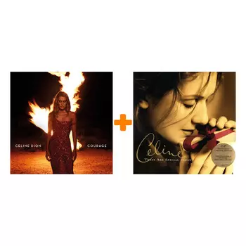 Celine Dion – Courage. Coloured Vinyl (2 LP) + CThese Are Special Times. Opaque Gold Vinyl (2 LP)