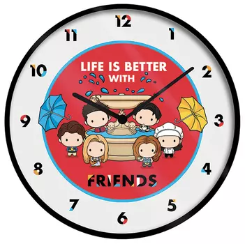 Часы Friends: Life Is Better With Friends Chibi
