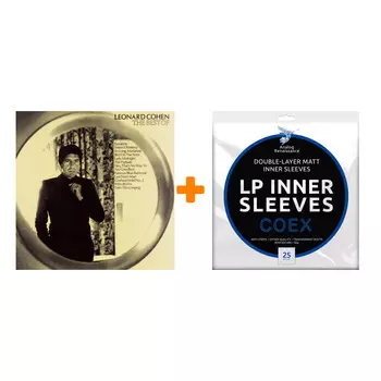 COHEN LEONARD Greatest Hits LP + Конверты внутренние COEX для грампластинок 12" 25шт Набор