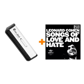 COHEN LEONARD Songs Of Love And Hate 50th Anniversary Coloured White Vinyl LP + Щетка для LP Brush It Набор