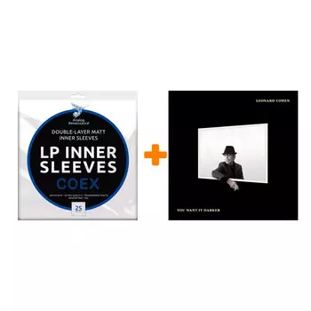 COHEN LEONARD You Want It Darker LP + Конверты внутренние COEX для грампластинок 12" 25шт Набор
