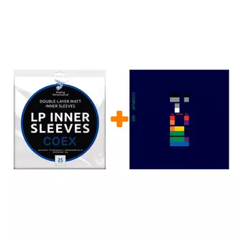 COLDPLAY X&Y LP + Конверты внутренние COEX для грампластинок 12" 25шт Набор