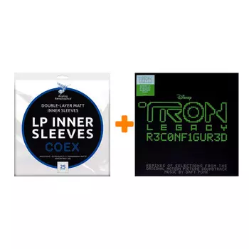 DAFT PUNK Tron: Legacy Reconfigured 2LP + Конверты внутренние COEX для грампластинок 12" 25шт Набор