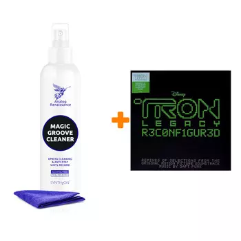 DAFT PUNK Tron: Legacy Reconfigured 2LP + Спрей для очистки LP с микрофиброй 250мл Набор
