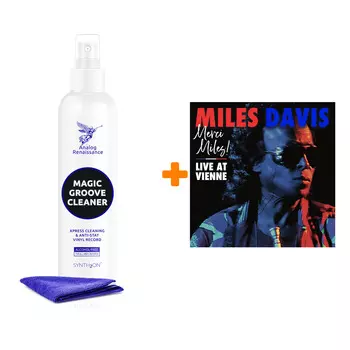 DAVIS MILES Merci Miles! Live At Vienne 2LP + Спрей для очистки LP с микрофиброй 250мл Набор
