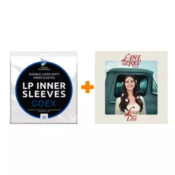 DEL REY LANA Lust For Life 2LP + Конверты внутренние COEX для грампластинок 12" 25шт Набор