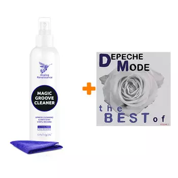 DEPECHE MODE The Best Of Depeche Mode Volume 1 3LP + Спрей для очистки LP с микрофиброй 250мл Набор