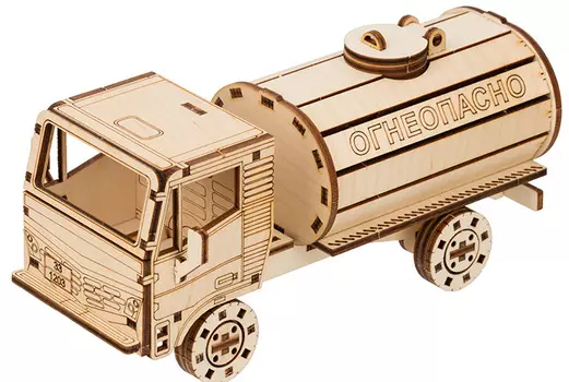 Деревянный 3D-пазл Бензовоз (BIR-006)