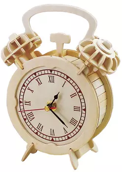 Деревянный 3D-пазл Будильник (ROT-014)