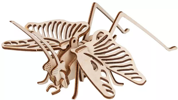 Деревянный 3D-пазл Саранча (NIZ-03)