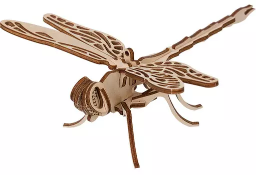 Деревянный 3D-пазл Стрекоза (NIZ-01)