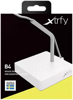 Держатель провода мыши Xtrfy B4 (белый)