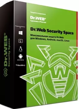 Dr.Web Security Space. Продление (2 ПК + 2 моб. устр./ 1 год) [Цифровая версия] (Цифровая версия)