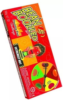 Драже жевательное Jelly Belly: Bean Boozled Flaming Five в коробке (100г)