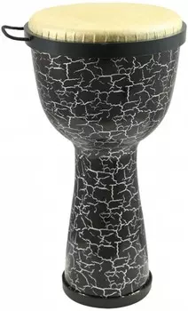 Джембе Terris DPC-08 CRACK 8"(20 см)-16"(40 см) (чёрный с трещинами)