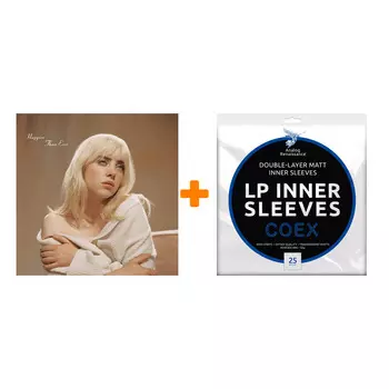 EILISH BILLIE Happier Than Ever 2LP + Конверты внутренние COEX для грампластинок 12" 25шт Набор