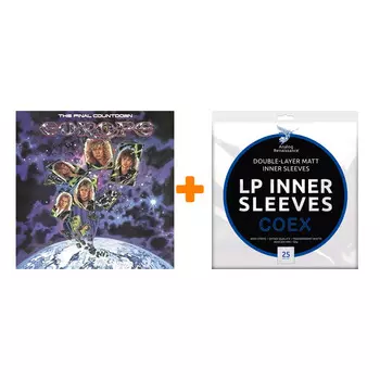 EUROPE Final Countdown LP + Конверты внутренние COEX для грампластинок 12" 25шт Набор