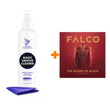 FALCO The Sound Of Musik The Greatest Hits 2LP + Спрей для очистки LP с микрофиброй 250мл Набор