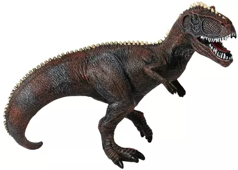 Фигурка Динозавр Гигантозавр чёрный (масштаб 1:144)