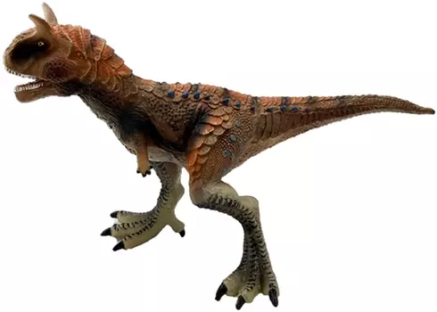 Фигурка Динозавр Карнотавр коричневый (масштаб 1:192)