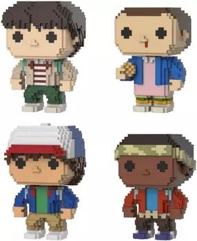 Фигурка Funko POP 8-Bit: Stranger Things – Eleven With Eggos/Mike/Dustin/Lucas Exclusive (4-Pack)