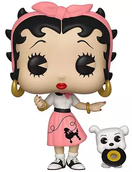 Фигурка Funko POP Animation: Betty Boop – Sock Hop Betty Boop &amp; Pudgy (9,5 см)